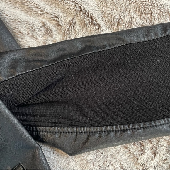 APT 9 Black Leather Jacket - Picture 6 of 6